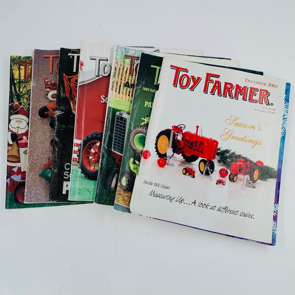 Toy Farmer Magazines 2003 - 2014 Lot Of 7 Collectible Farm Toys Show Lot Of Wear - Picture 11 of 11